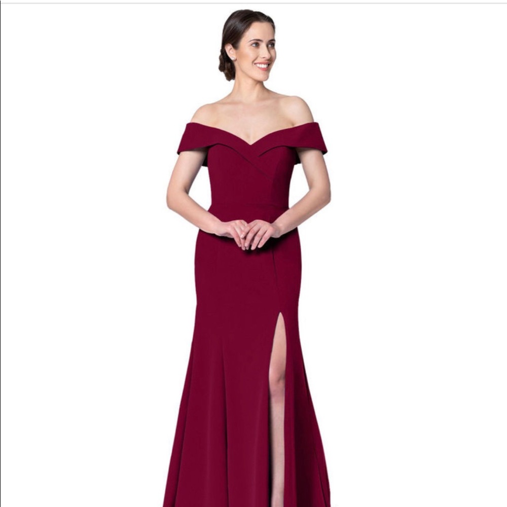 Azazie Alice dress burgundy